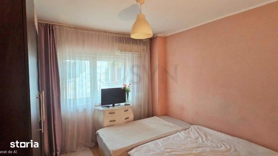 Apartament cu 3 camere semidecomandat în Crângași
