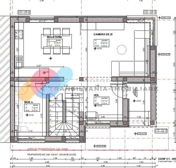 Duplex cu 5 camere cu Canalizare în Borhanci
