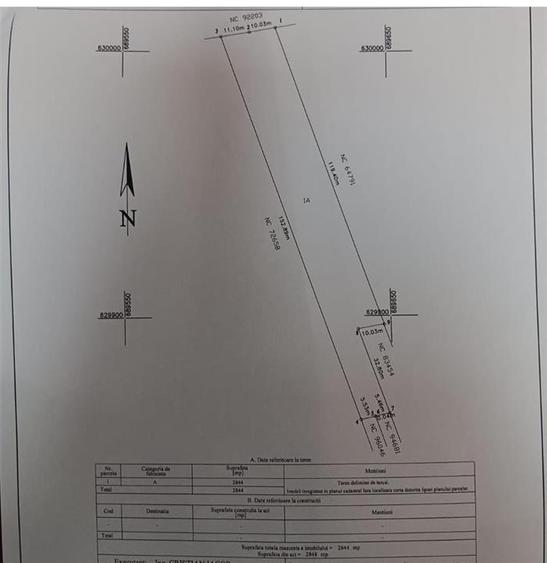 Teren Construcții intravilan de 560 mp, în Miroslava