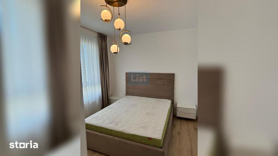 Apartament cu 2 camere semidecomandat, mobilat în Între Lacuri