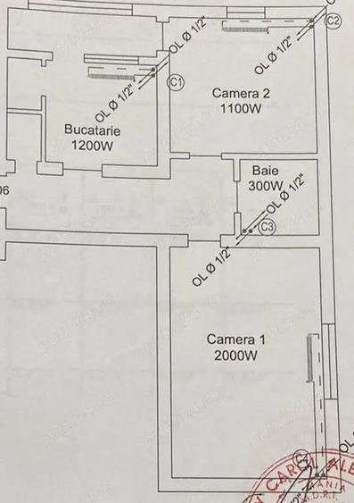 Apartament cu 2 camere decomandat în Lipovei