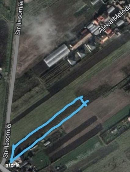 Teren de 3220 mp, în Jucu