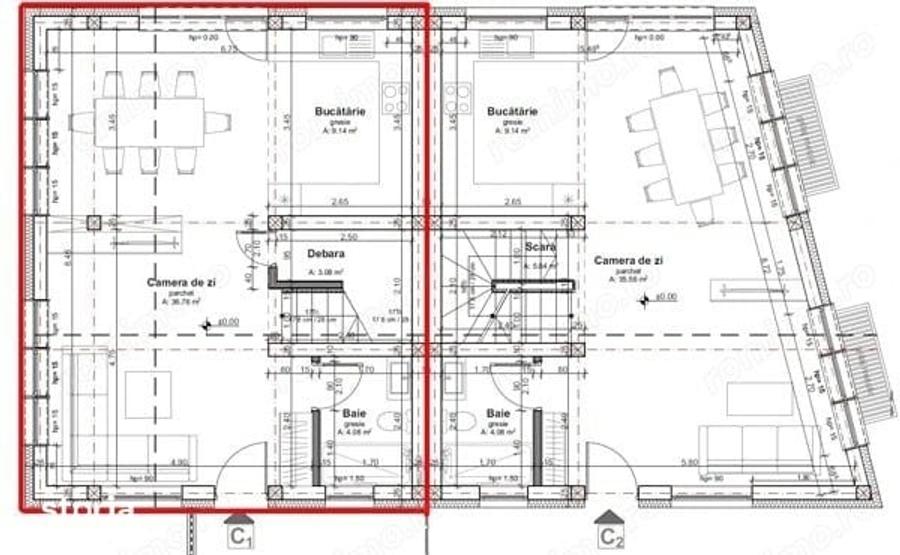Casă cu 4 camere cu Teren 235 Mp în Dâmbul Rotund