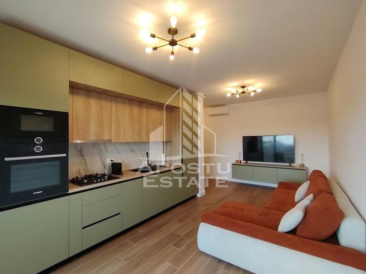 Apartament cu 2 camere decomandat, mobilat în Torontalului