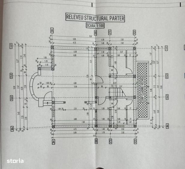 Casă cu 4 camere cu Teren 1267 Mp în Ciorani