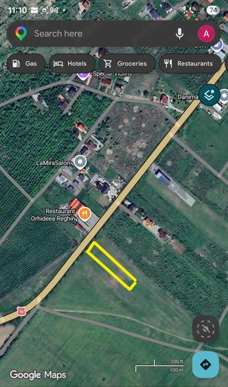 Teren de 2000 mp, în Central