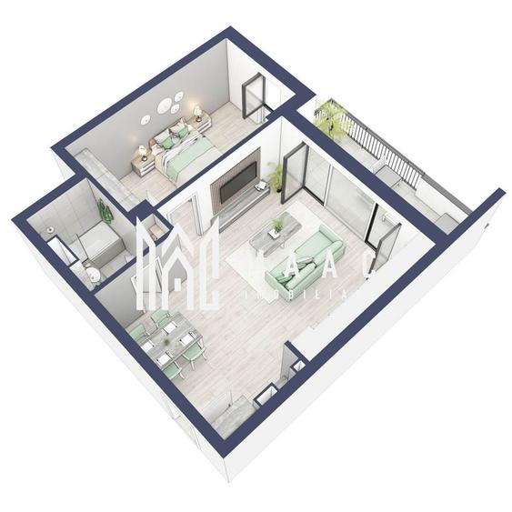 Apartament cu 2 camere în Turnișor