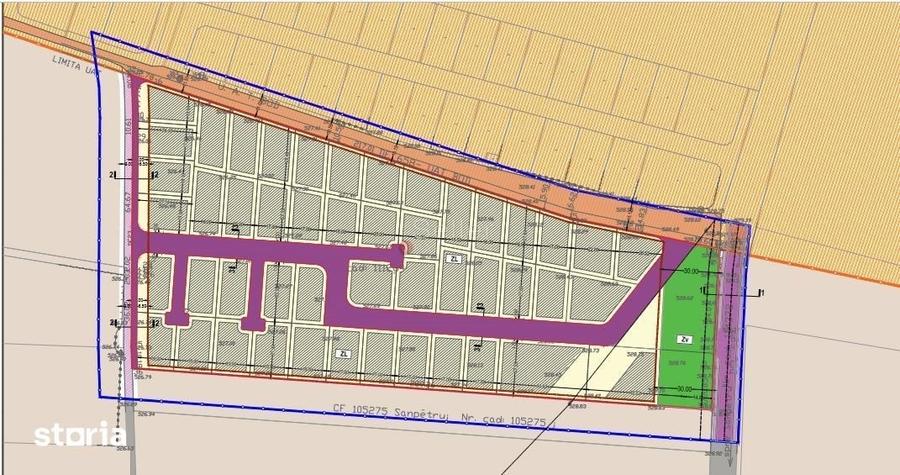 Teren de 31800 mp, în Sânpetru