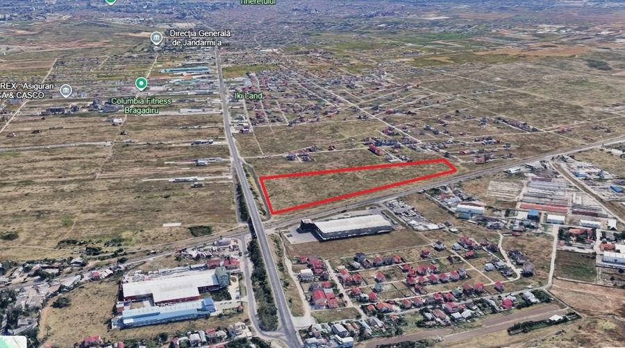 Teren Construcții intravilan de 87447 mp, în Bragadiru