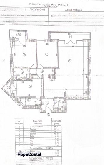 Apartament cu 4 camere decomandat, mobilat în Otopeni