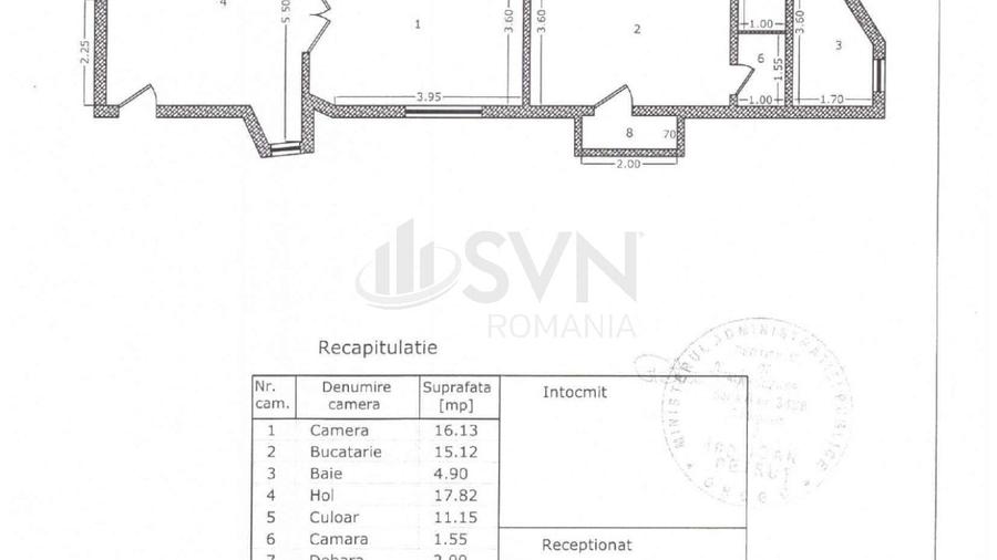 Apartament cu 2 camere semidecomandat, mobilat în Magheru