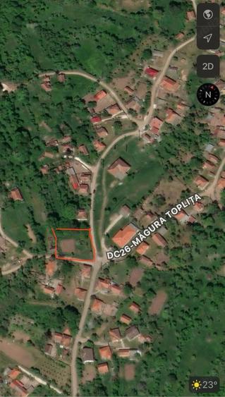 Teren de 756 mp, în Măgura