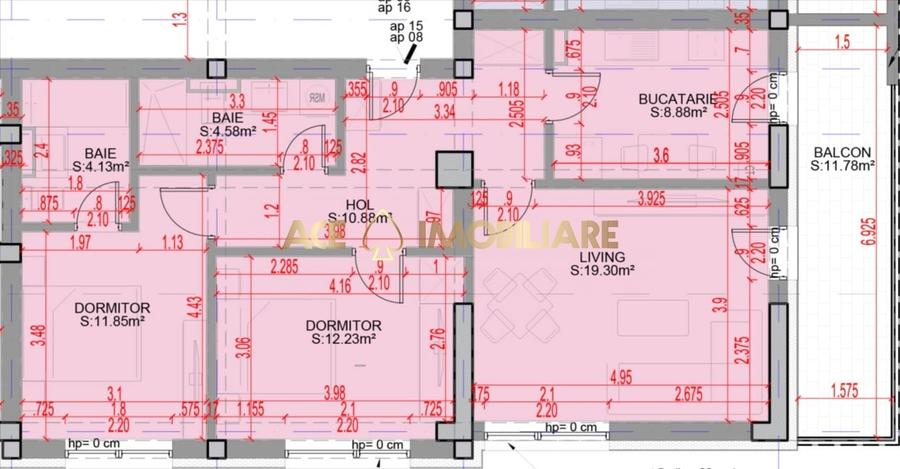 Apartament cu 3 camere în Theodor Pallady