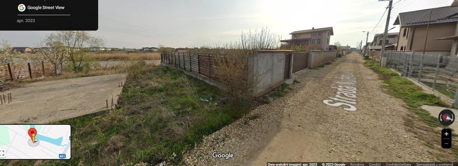 Teren intravilan de 609 mp, în Vidra