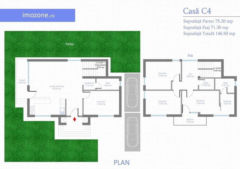 Casă individuală cu 5 camere cu Canalizare în Ferme
