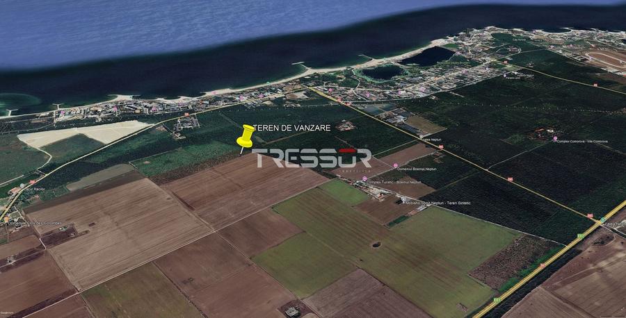 Teren Construcții extravilan de 532 mp, în Sud