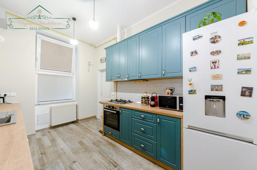 Apartament cu 2 camere semidecomandat, mobilat în Ultracentral