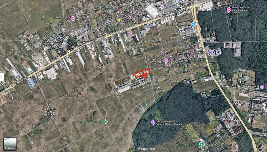 Teren Construcții intravilan de 10000 mp, în Băneasa