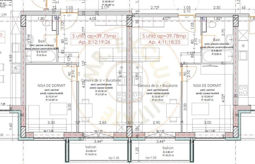 Apartament cu 2 camere în Someșeni
