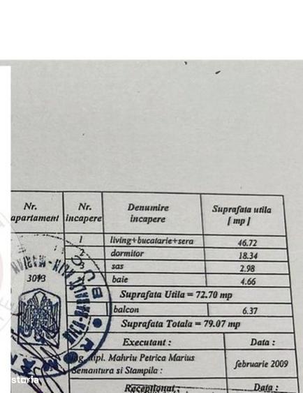 Apartament cu 2 camere în Plevnei