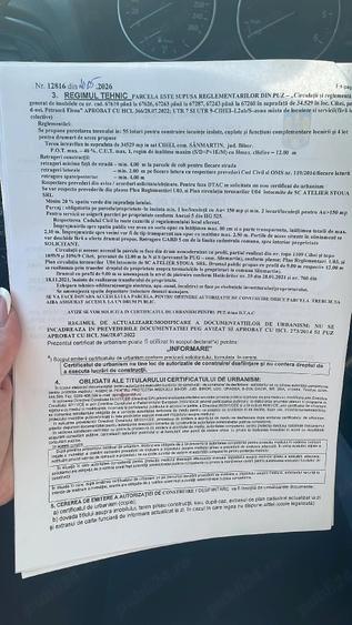 Teren de 1134 mp, în Cihei