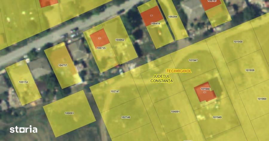 Teren intravilan de vanzare in Techirghiol - 500 m.p. - 1