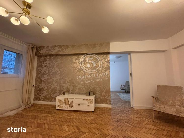 Apartament cu 3 camere semidecomandat, mobilat în Floreasca