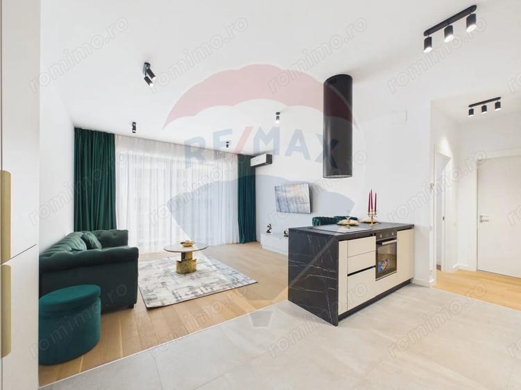 Apartament cu 2 camere, mobilat în Timpuri Noi