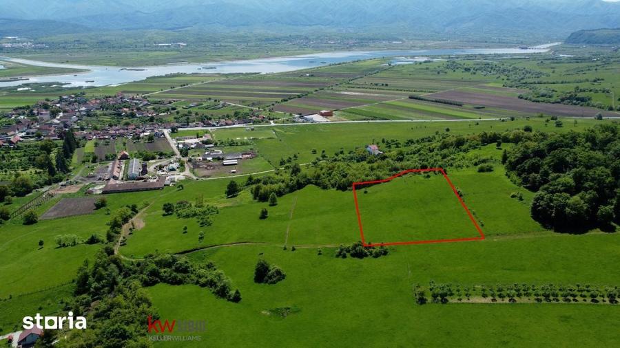 Teren 500 mp in Bradu, Sibiu 7500 Zona linistita, privelis - 2