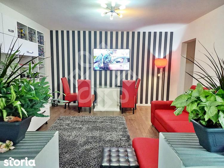 Apartament cu 3 camere decomandat, mobilat în Rogerius