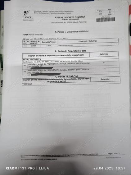 Teren în Central