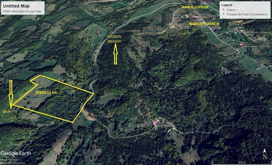 Teren Construcții extravilan de 126000 mp, în Glăjărie