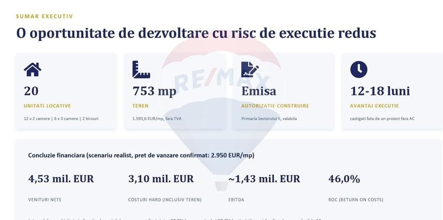 Teren Construcții intravilan de 753 mp, în Lujerului