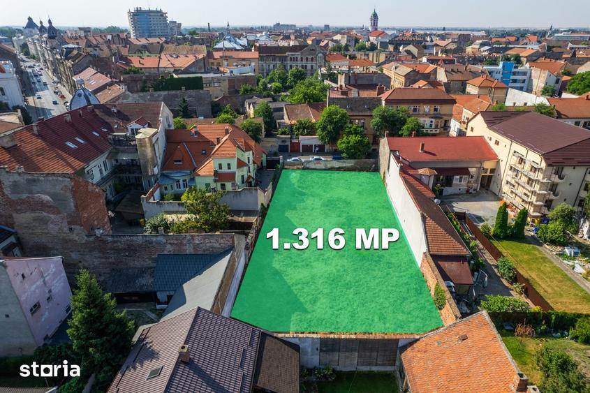 Teren de 1316 mp, în Central