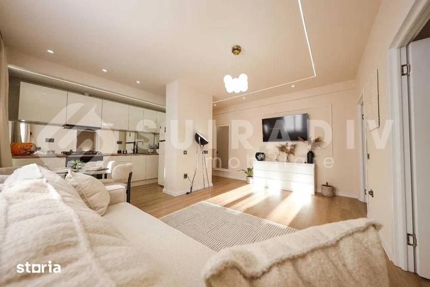 Apartament cu 2 camere semidecomandat în Central