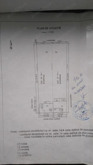 Casă cu Teren 3950 Mp în Bacău de Mijloc