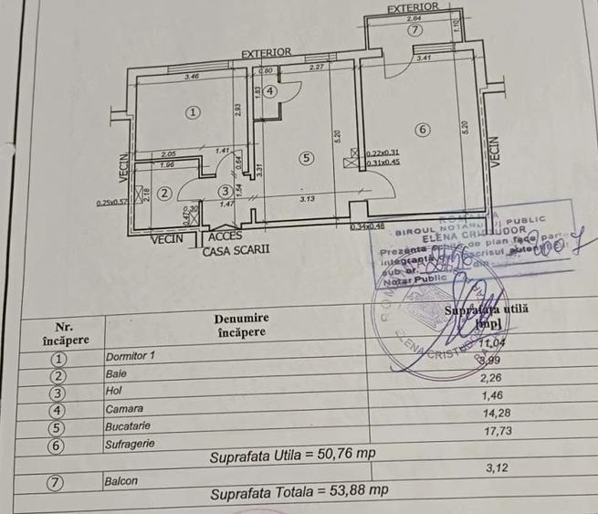 Apartament cu 2 camere decomandat în Orizont