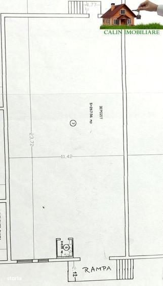Spațiu comercial, de 267 mp, în Bucium