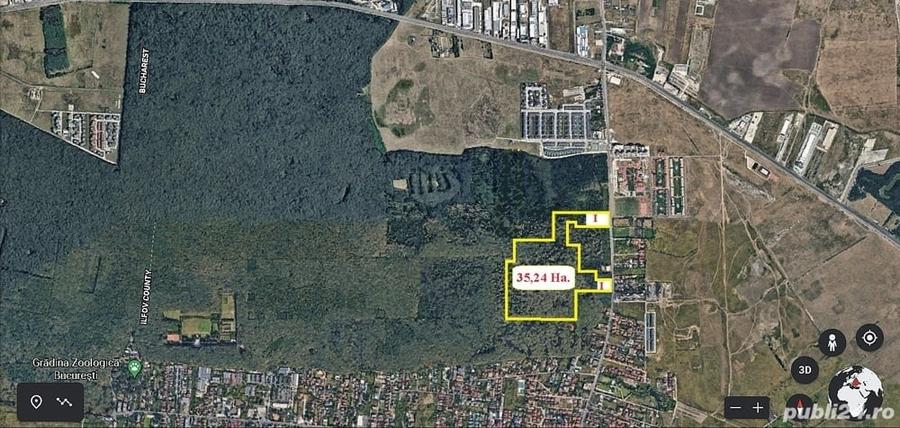 Teren de 352400 mp, în Central
