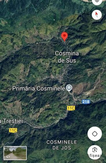 Teren de 521 mp, în Cosmina de Sus