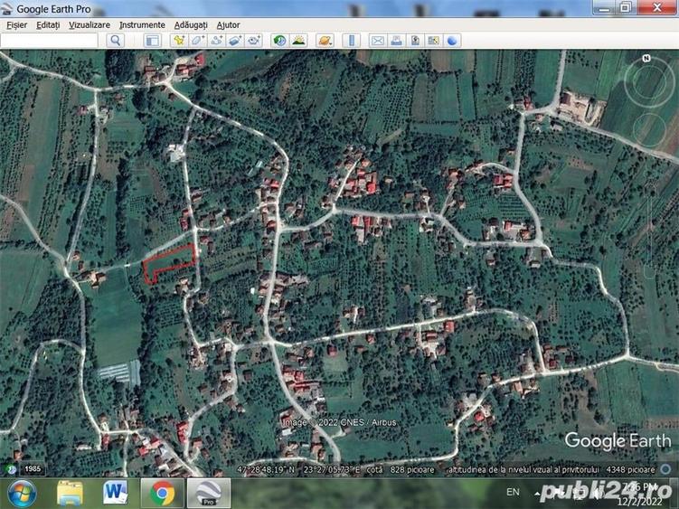 Teren de 3100 mp, în Văleni