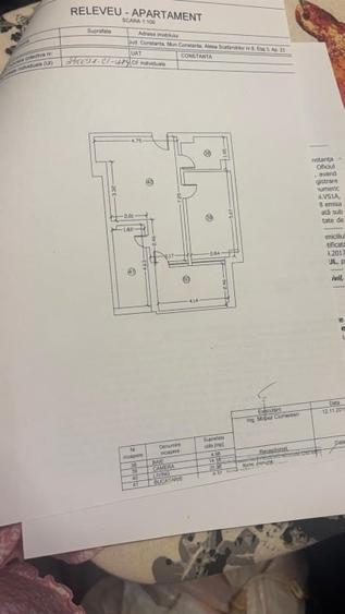 Apartament cu 2 camere nedecomandat, mobilat în Gara