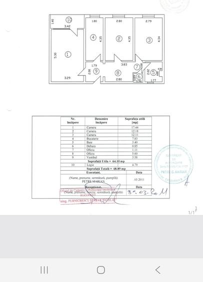 Apartament cu 3 camere decomandat, mobilat în Drumul Taberei