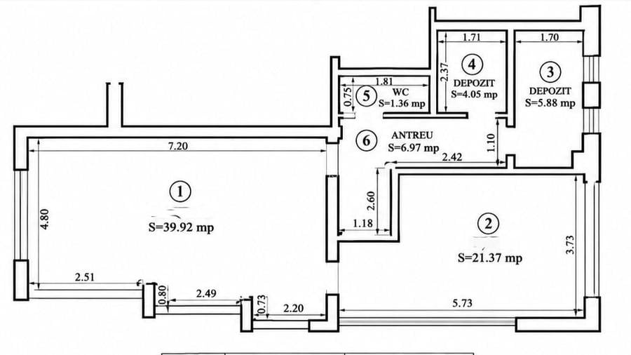 Spatiu comercial 80mp soseaua Alba Iulia