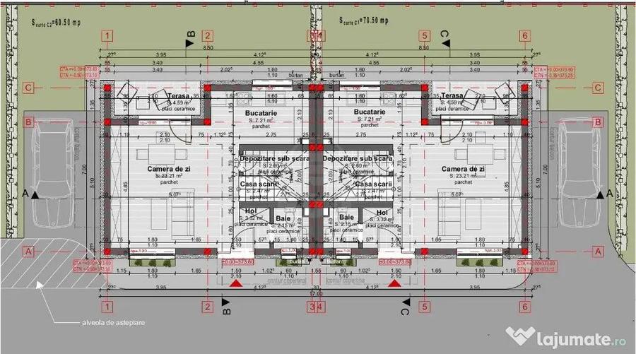 Casă cu 4 camere cu Teren 200 Mp în Florești