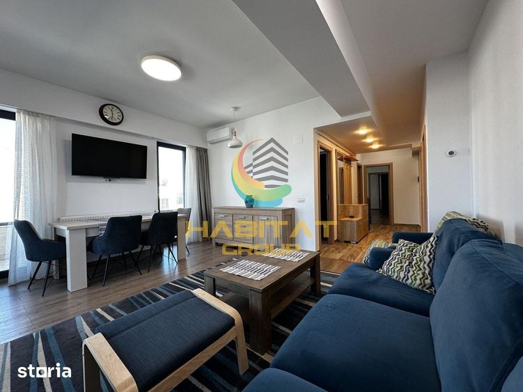 Apartament cu 4 camere semidecomandat, mobilat în Unirii