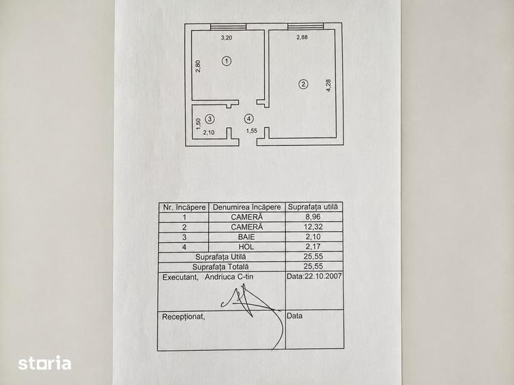 Apartament cu 2 camere nedecomandat în Tătărași