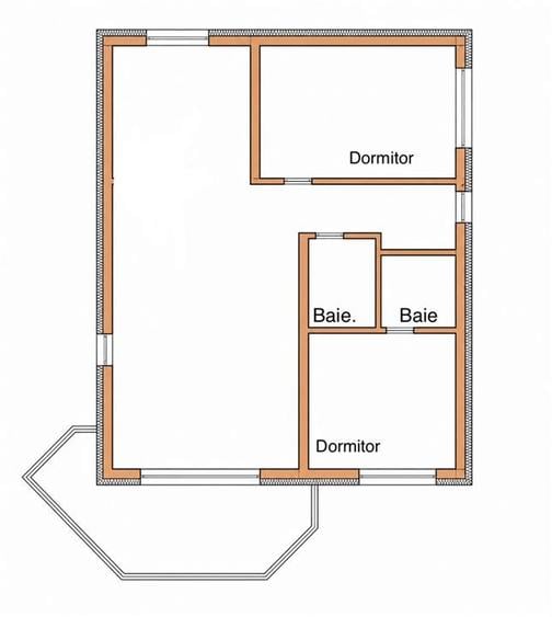 Apartament cu 3 camere decomandat în Dealuri Oradea