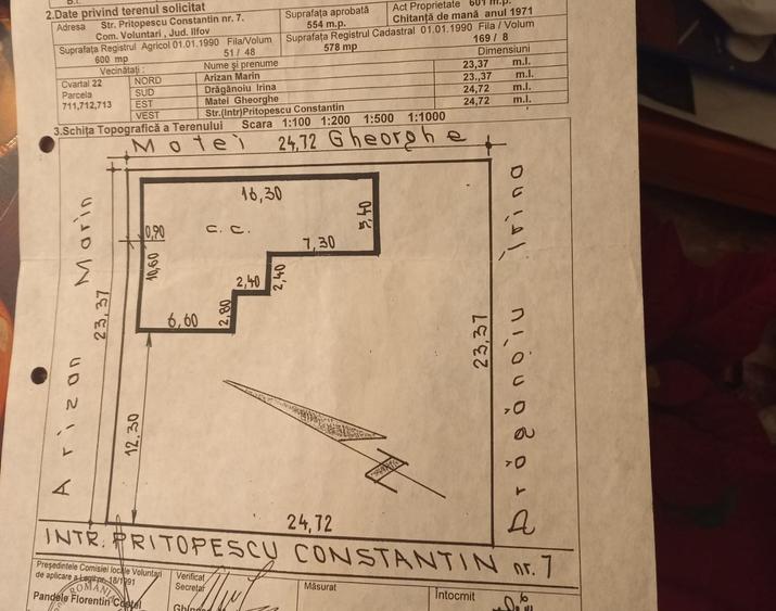 Casă cu 4 camere cu Teren 580 Mp în Central