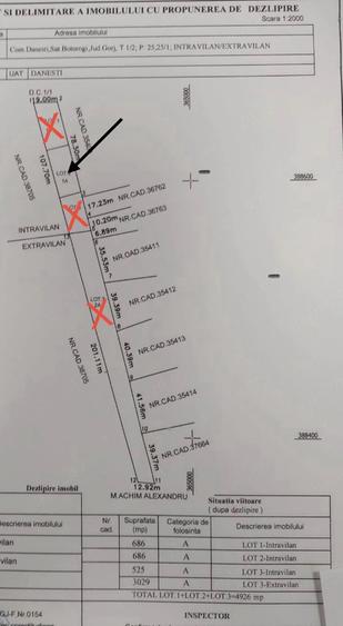 Teren de 686 mp, în Central